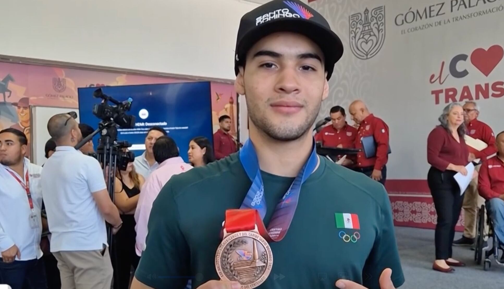 Lagunero Sebastián Echeverri gana medalla de bronce en Taekwondo de Juegos Centroamericanos