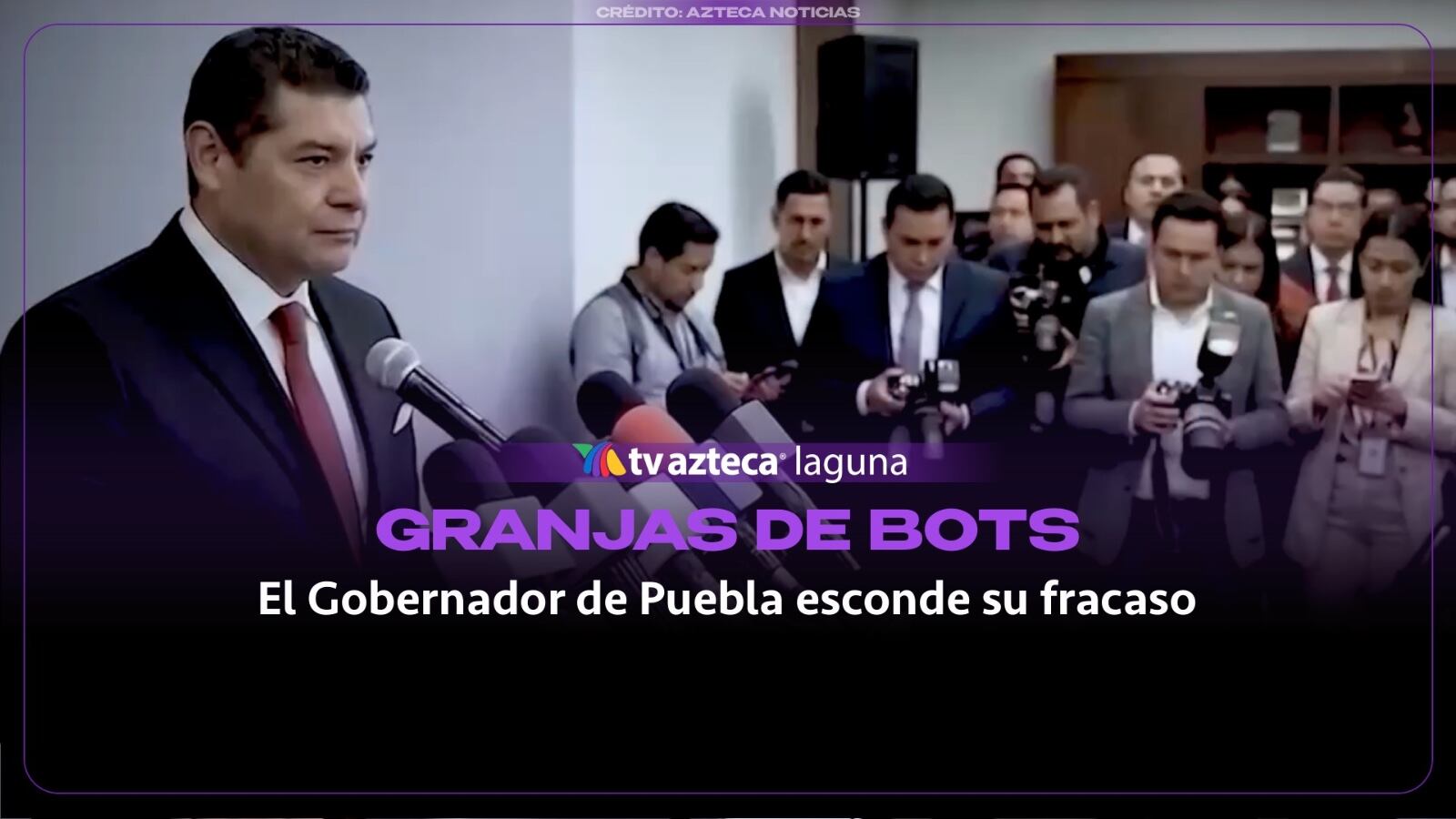 Acusan uso de granjas de bots públicas en Puebla para ocultar acusaciones de narco en mandos policiales