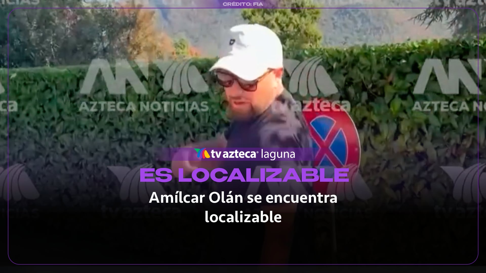Afirma Secretario de Seguridad en el Senado que Amílcar Olán se encuentra localizable