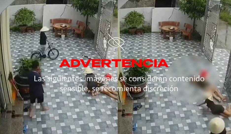 VIDEO: Juego divertido termina mal; niña se golpea la cabeza al caer