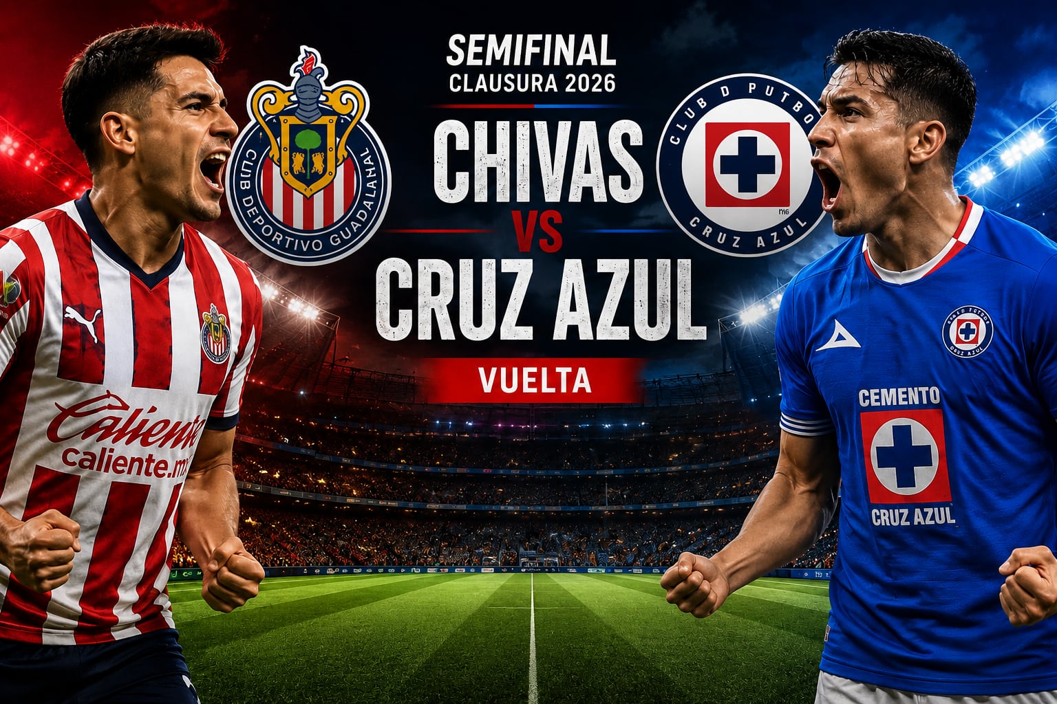 Chivas vs Cruz Azul hora y dónde ver semifinal vuelta Clausura 2026.png