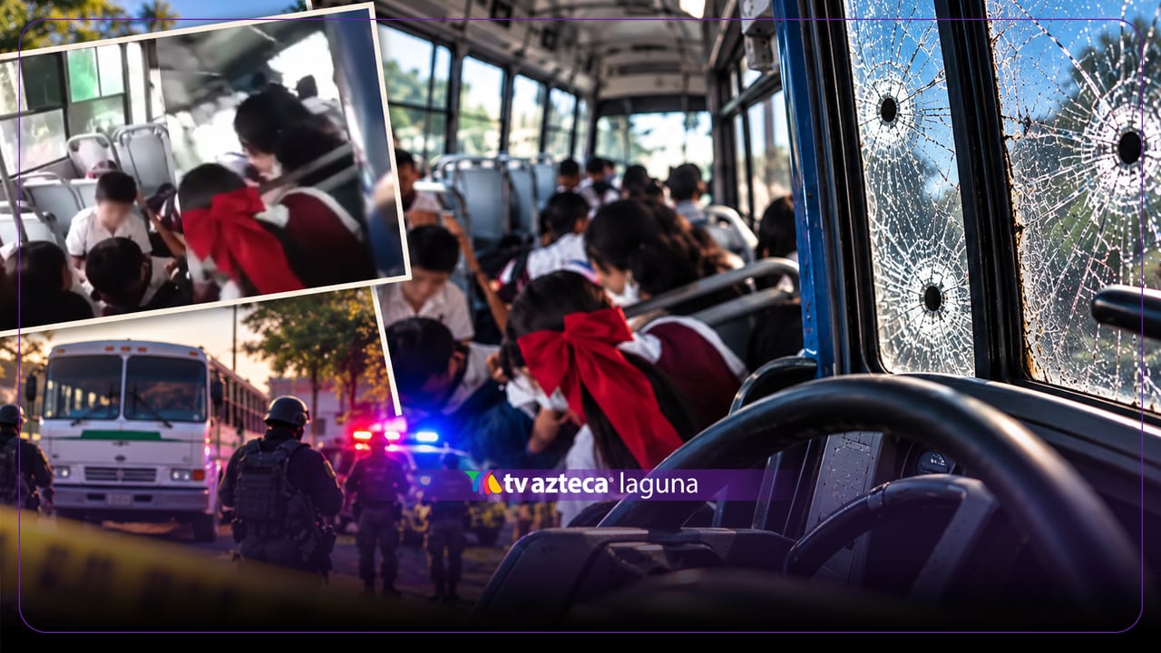 VIDEO: Chofer de transporte escolar resulta lesionado tras agresión en Escuinapa, Sinaloa