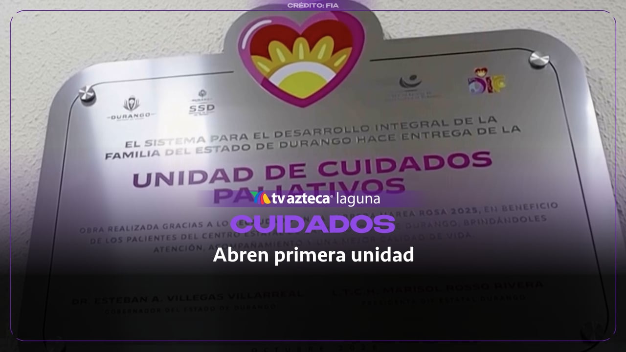 Inauguran unidad de cuidados paliativos en Durango