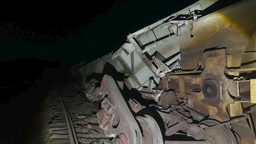 ¡Alerta máxima! Descarrilamiento de tren que transportaba material peligroso movilizó a cuerpos de emergencia en La Laguna