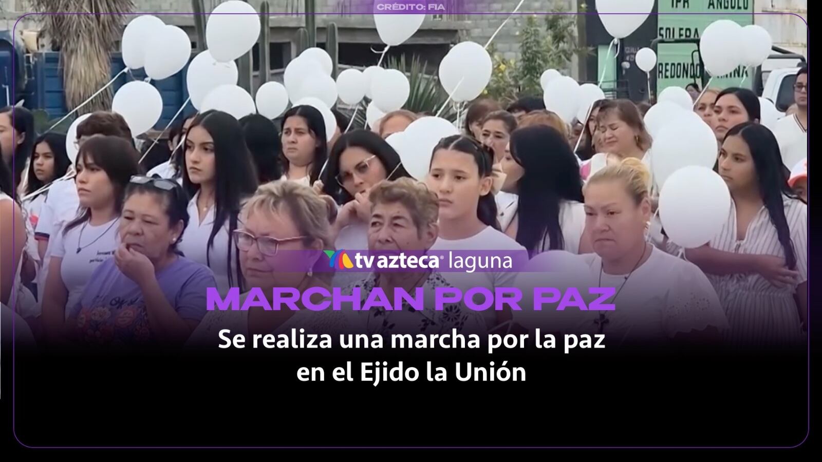 ¡Exigen paz en Torreón! Ejido La Unión se pinta de blanco con marcha en honor a Nedi Edit