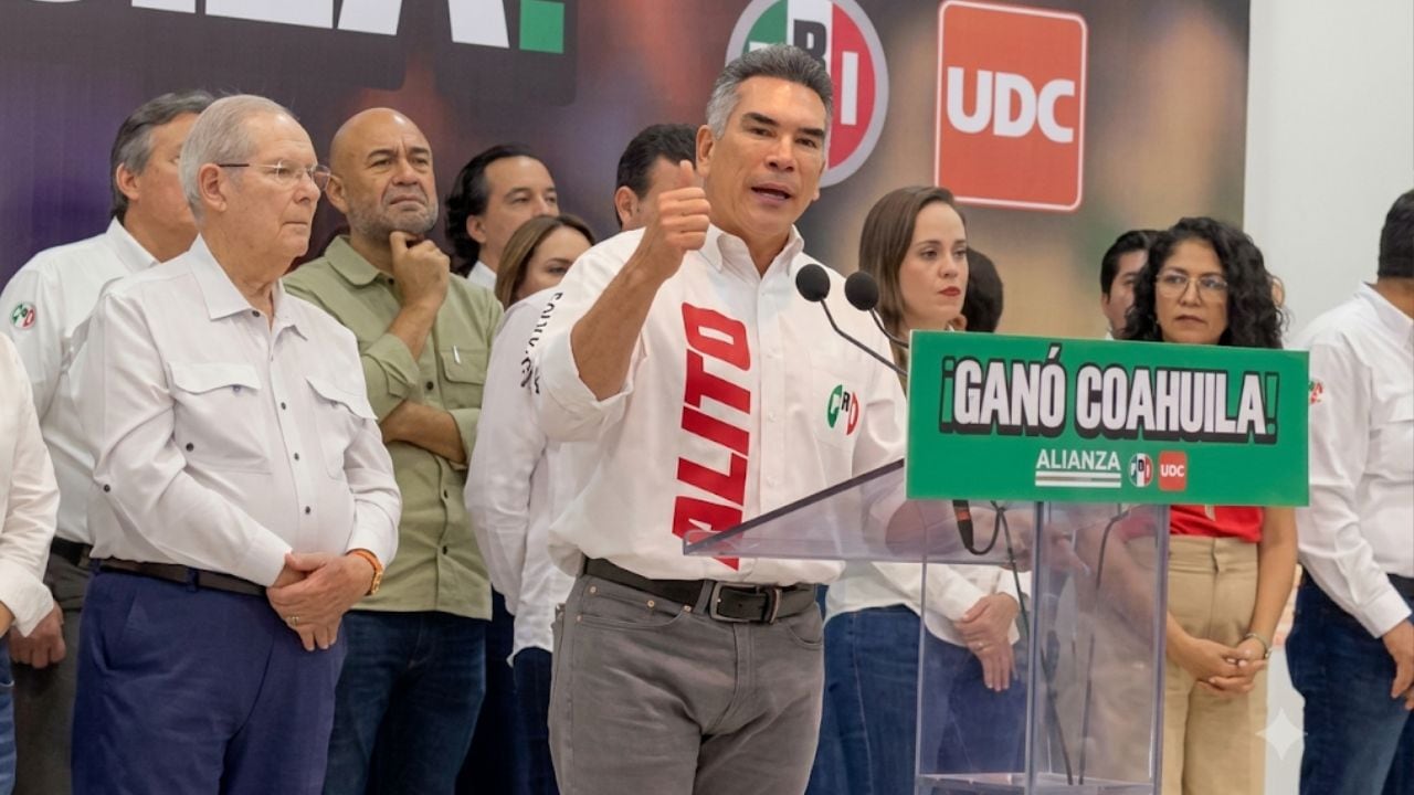 Alejandro Moreno anunció triunfo del PRI en Congreso de Coahuila