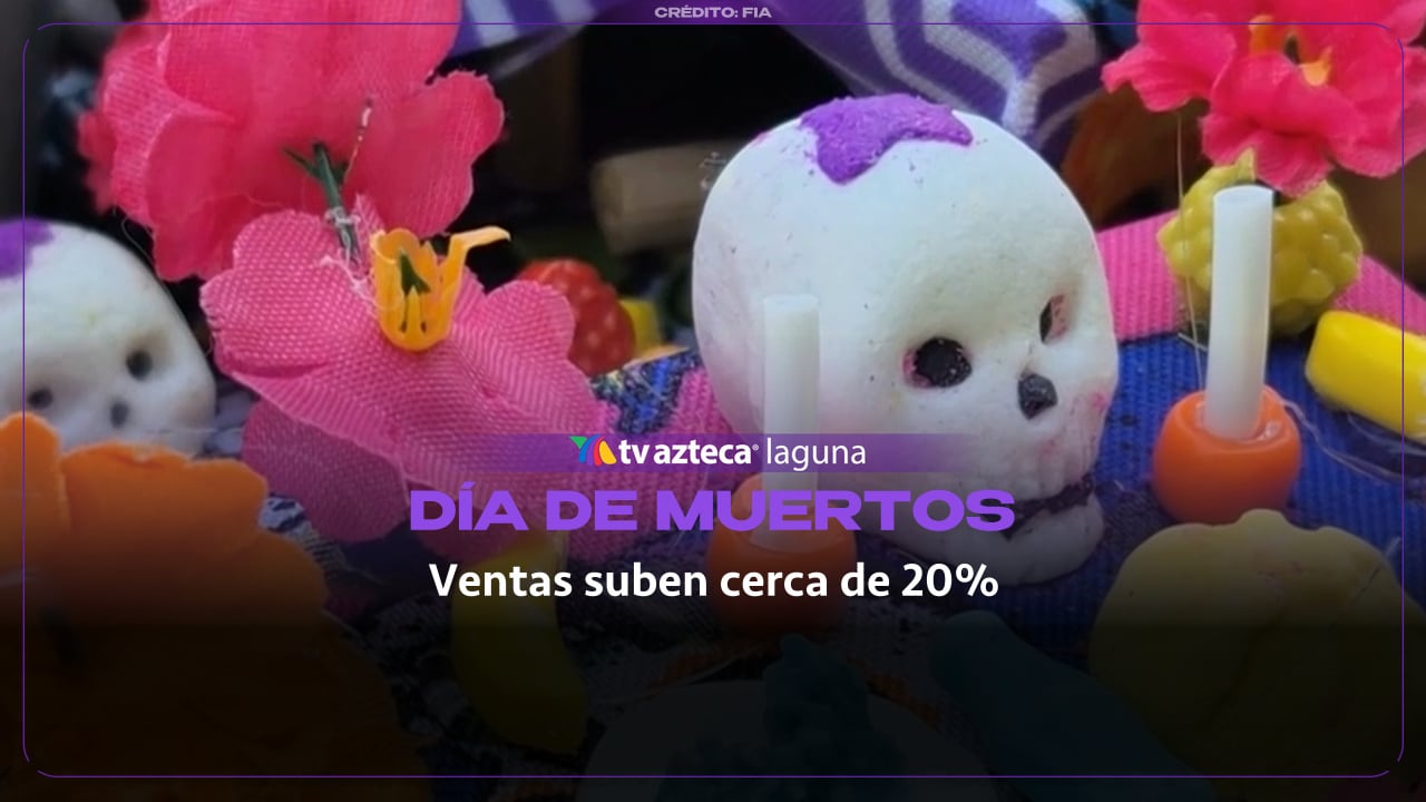 Tradición de Día de Muertos impulsa las ventas en el Mercado Juárez de Torreón