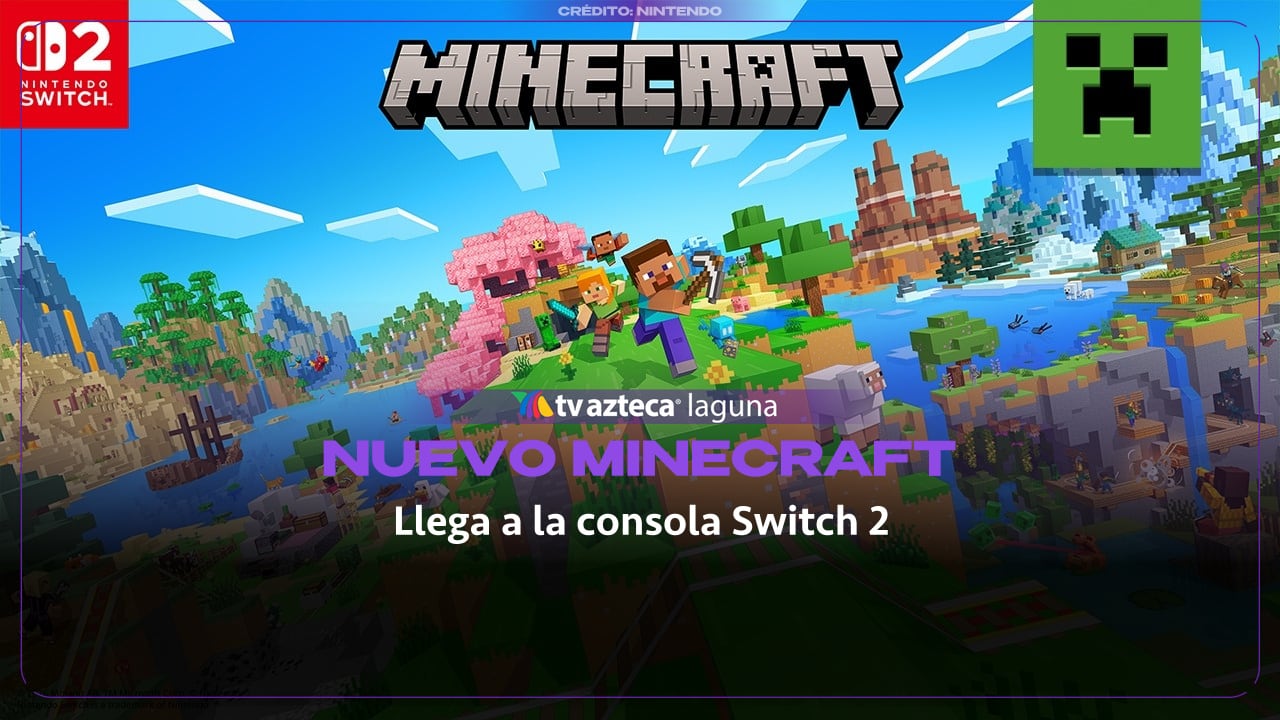 Minecraft llega a Nintendo Switch 2 con mejoras gráficas y el paquete de Super Mario