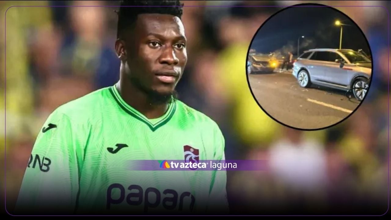 Portero André Onana, perteneciente a Manchester United, sufre accidente de tráfico junto a su familia