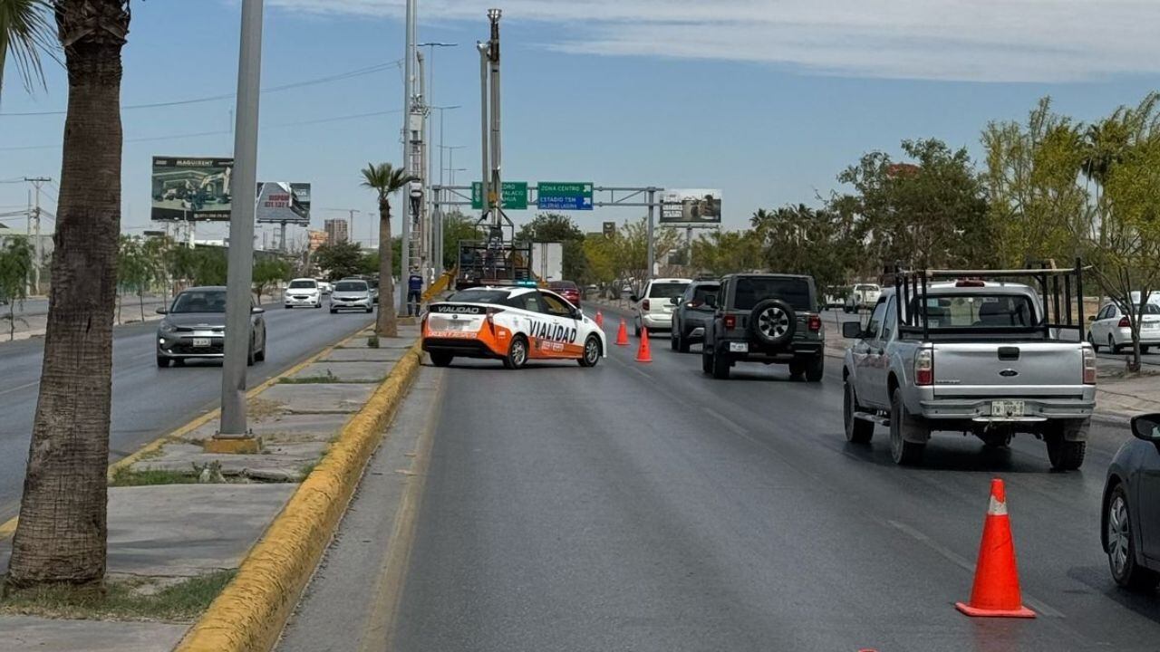 Vialidades de Torreón jueves 3 de abril 2025 Accidentes y cierres de calle.jpg
