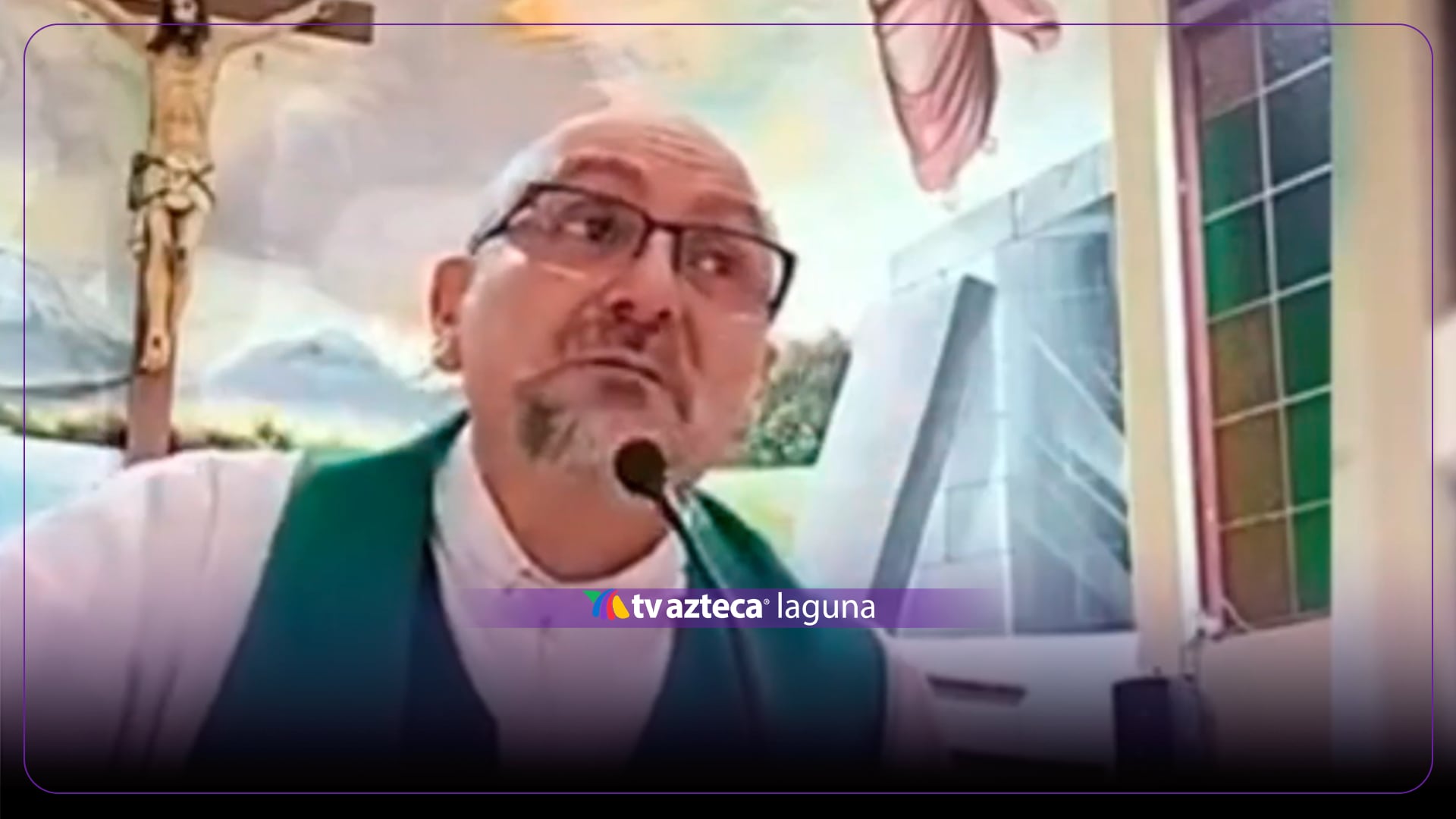 Revelan VIDEO de las últimas palabras del sacerdote que murió aplastado por una cruz durante una misa