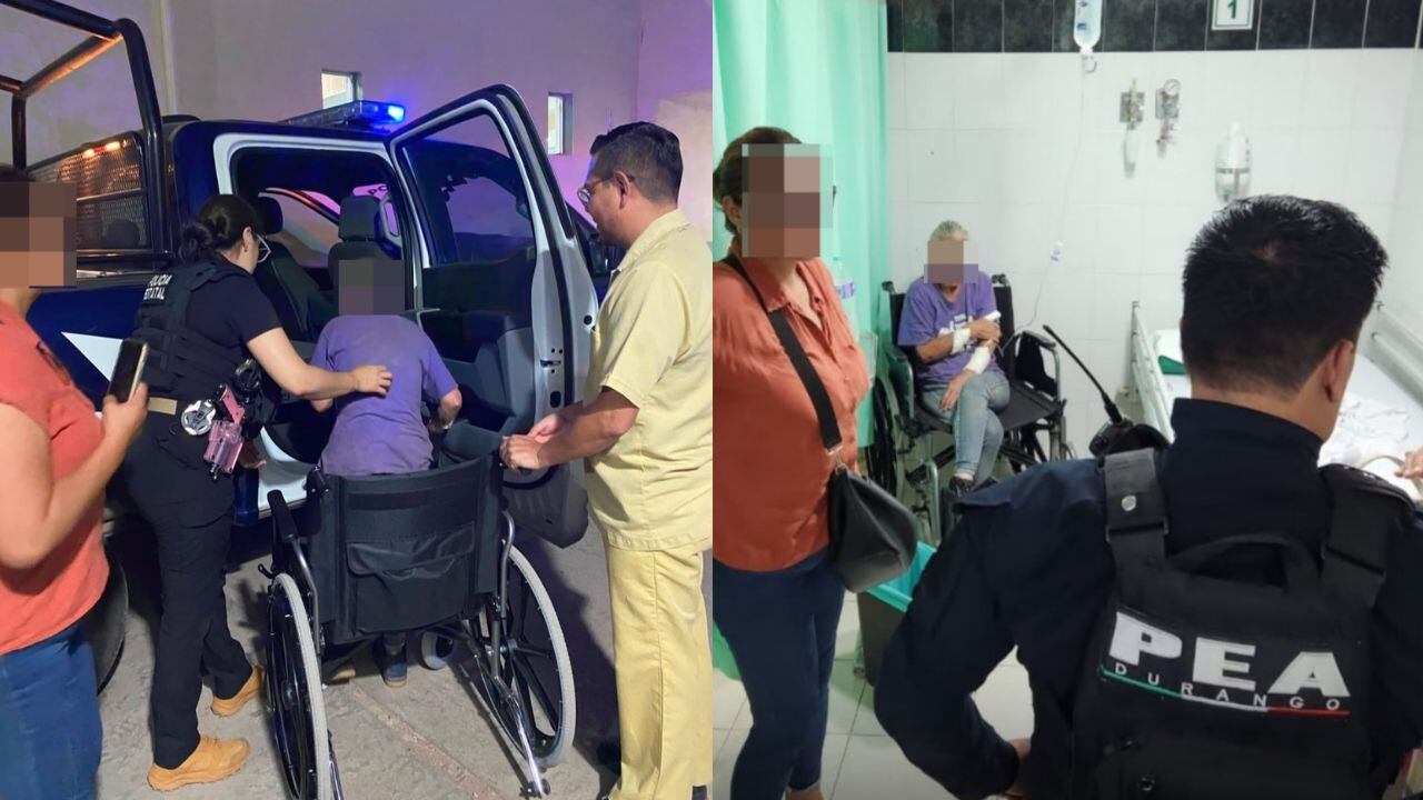 Rescatan a mujer estadounidense que estaba atada y privada de la libertad por su pareja en Durango