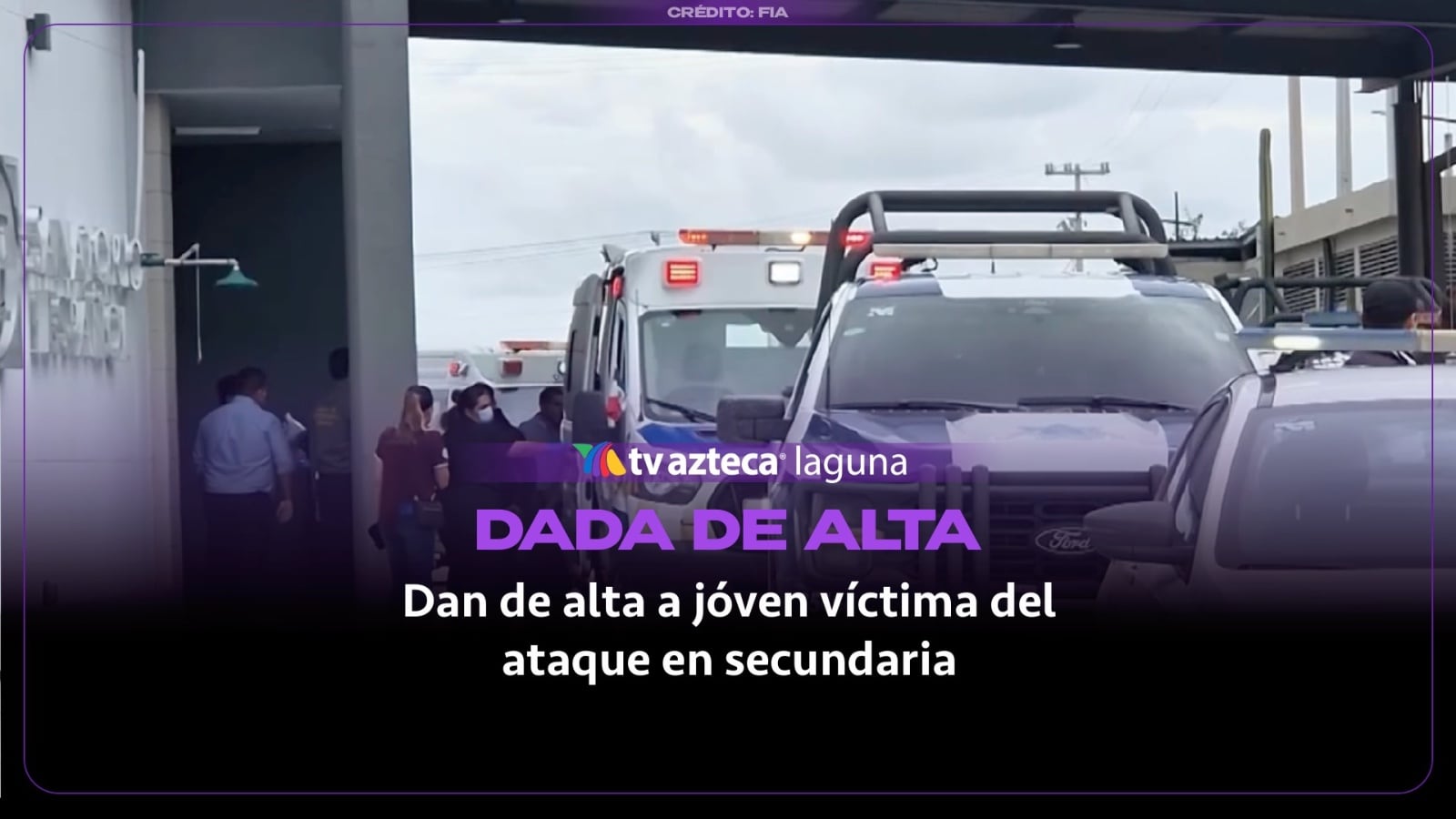¡Avanza su recuperación! Dan de alta a alumna y actualizan salud de los lesionados en La Unión