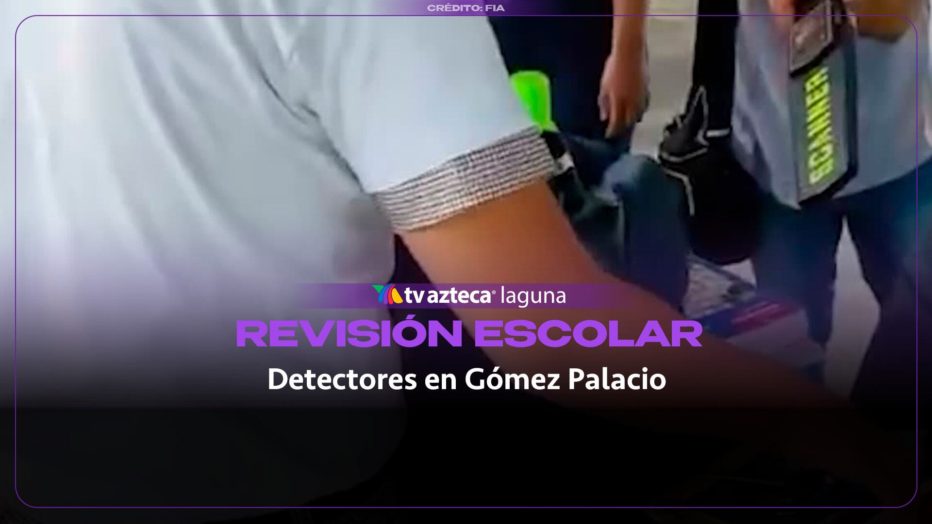 Implementarán detectores de metales y revisión de mochilas en escuelas de Gómez Palacio