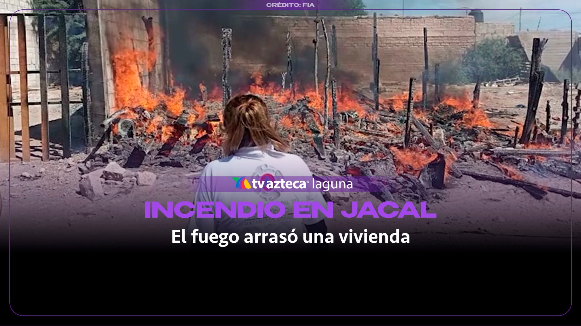 ¡Quedó en cenizas! Voraz siniestro arrasa con un jacal de madera en el municipio de Matamoros