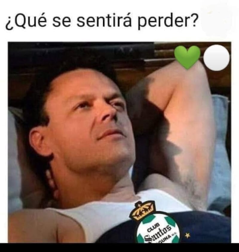 ¿Qué se sentirá perder? meme de Pedro Fernández
