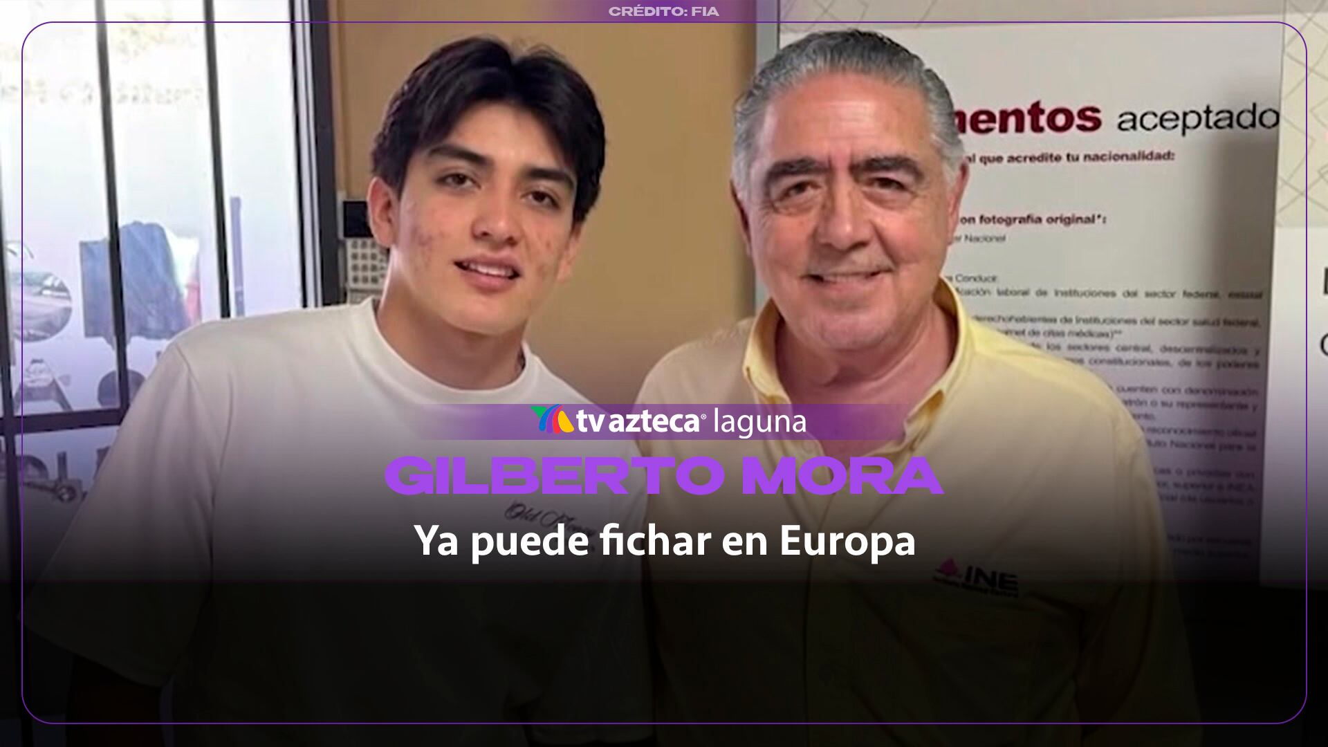 ¡Listo para volar! Gilberto Mora cumple 18 años y queda libre para emigrar a Europa