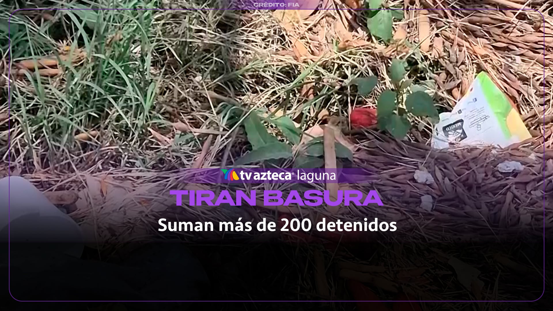 Suman más de 200 detenidos este año por tirar basura clandestinamente en Torreón