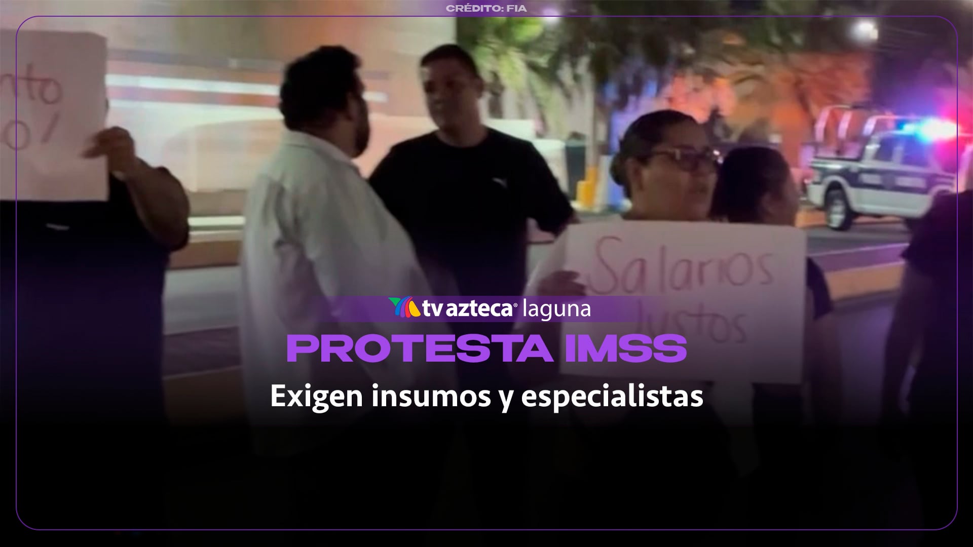 ‘¡No te enfermes porque no hay insumos!’ Trabajadores del IMSS en La Laguna colapsan vialidades exigiendo condiciones dignas