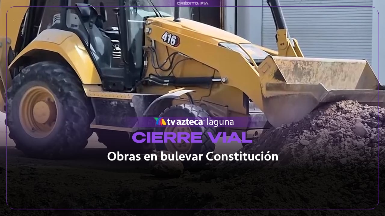 ¡Toma vías alternas! Obras de drenaje bloquean el flujo vial sobre el Bulevar Constitución