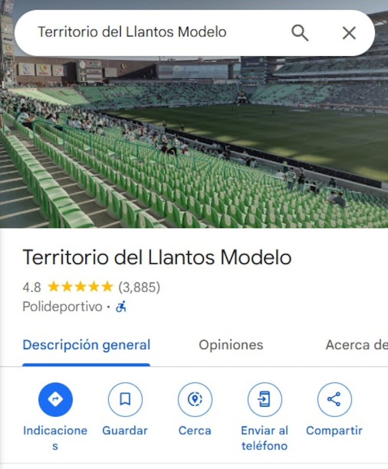 TSM cambia de nombre en Google Maps; así se llama ahora