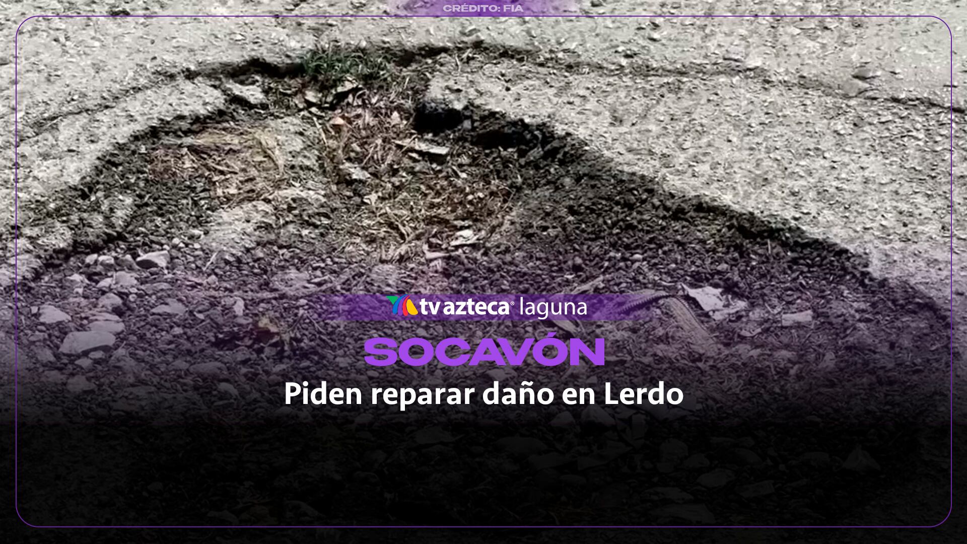  ¡Un peligro al volante! Vecinos de Lerdo denuncian enorme socavón e inundaciones en la colonia Nogales