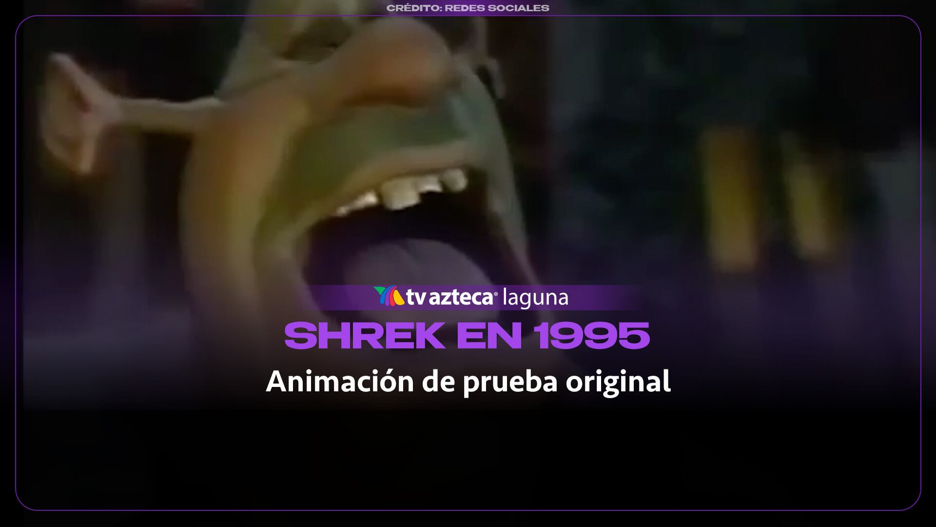 Así era la animación original de Shrek en 1995